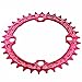 RaceFace 104mm Single Chain Ring, Red, 34T 9/10/11 Speed