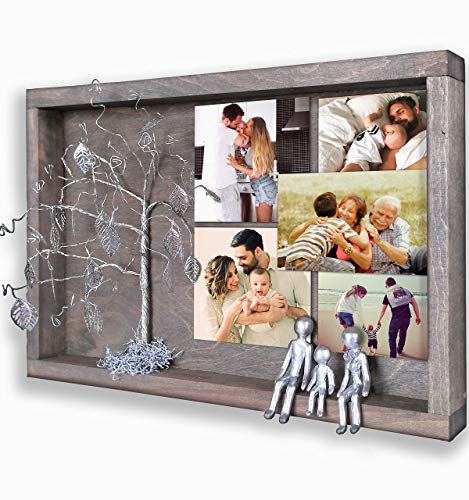 image for Iryna Shcherbinina 4-Figurines Family Picture Frame Collages for Wall 