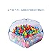 Kids Pop Up Ball Pool, Casa Mall Baby Play Toys Ball Pit Pool for Indoor and Outdoor, Balls Not Included (47 23.615Inch), Blue