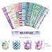 JoyJon 48 Pcs Mermaid Slap Bracelet Mermaid Party Favors, Wristband Snap Bands Class Prizes for Kids, Girls Party Decorations Favors