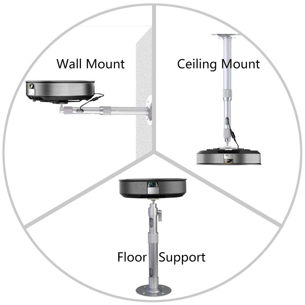 LANMI Universal Extending Ceiling Projector Mount/Height Adjustable