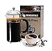 Premium French Coffee Press By Brewsentials.com - 1L Carafe Brewer - Custom Filter Design - Heat Resistant Glass - Brewing Essentials For Java Lovers