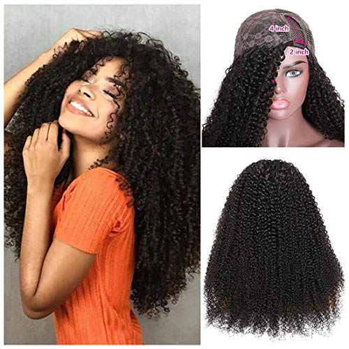 Beauty Forever Kinky Curly Human Hair Wig Right Side U ...