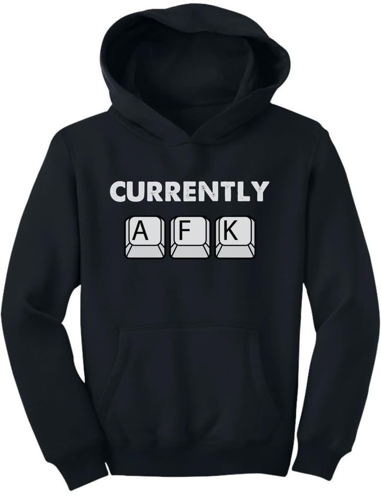 Photo 1 of Tstars Currently AFK Funny Gamer Hoodie for Kids Youth Boys Gaming Sweatshirts Hoodies Gift Apparel Youth Hoodie X-Large Black