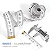 Braylin 5 Piece Body Measuring Tape Ruler Sewing, Tailor Double Sided Scale Measure Tape Soft Flexible，Tape Measure 60Inch 150 cm Colorful