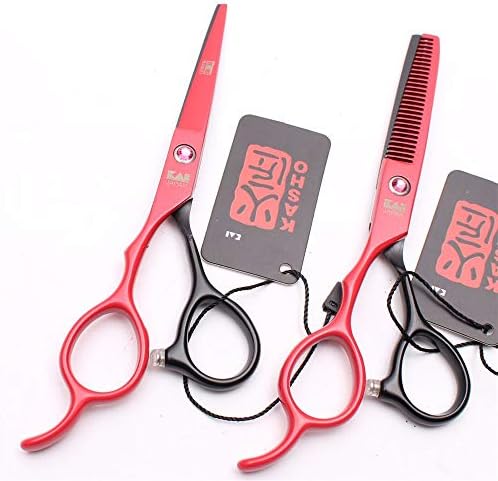1 piece Left Hand 6inch Japan Kasho Hairdressing Kit Thinning Scissors Cutting Shears Style Tool Professional Human Hair Scissors H8001