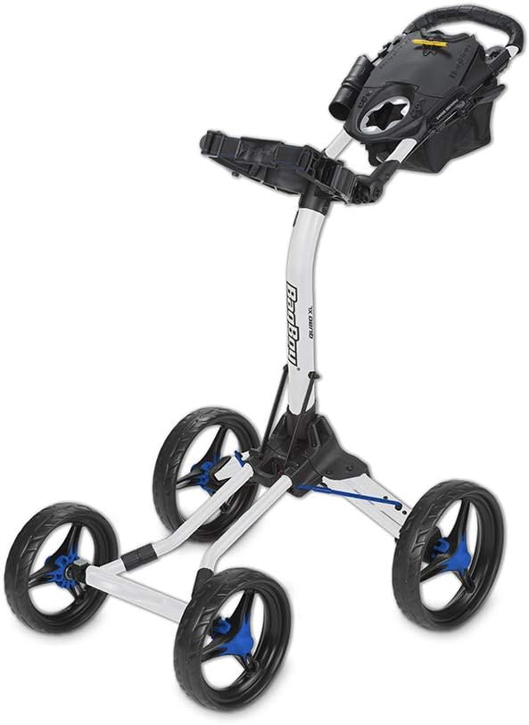 Bag Boy 2018 Quad XL Push Cart, White/Cobalt, Golf Carts Amazon Canada