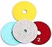 Flexible Dry and Wet Diamond 3 Step Polishing Pads,for Granite and Marble Set of 3 Pieces 4 Inch