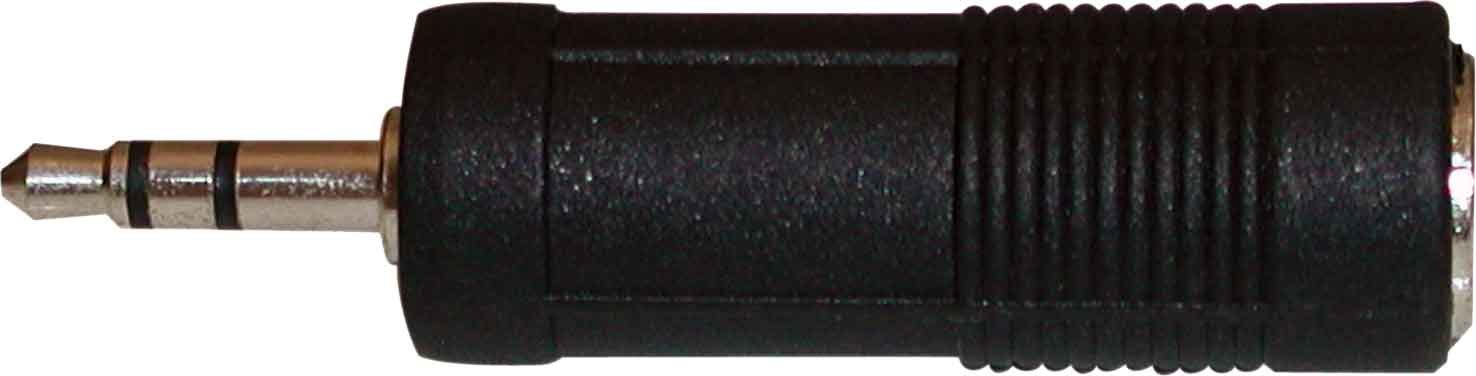 Jack Adaptor 6.35 mm Male/3.5 mm Jack Female Stereo
