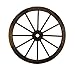 Zeckos 24 Inch Diameter Wooden Wagon Wheel Decorative Wall Hanging