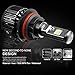 CougarMotor 9007 (High/Low) 80W LED Headlight Bulbs All-in-One Conversion Kit,7200 Lumen (6000K Cool White)
