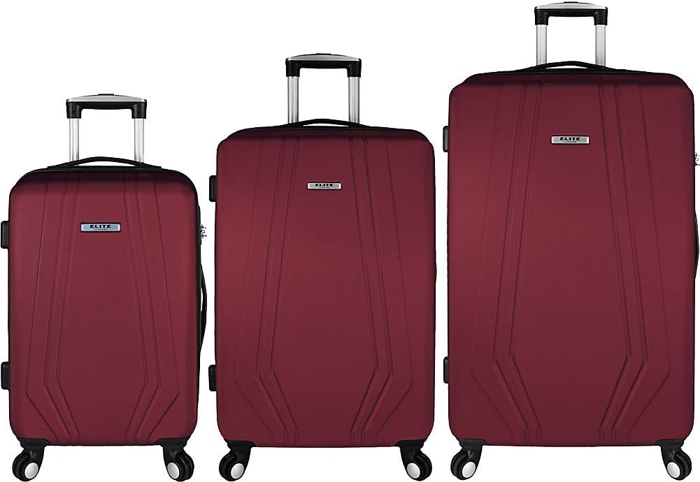 3 piece hardside spinner luggage set