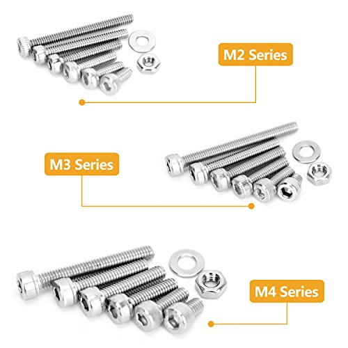 1 VIGRUE+M2+M3+M4+1080PCS+Stainless+Screws+Socket