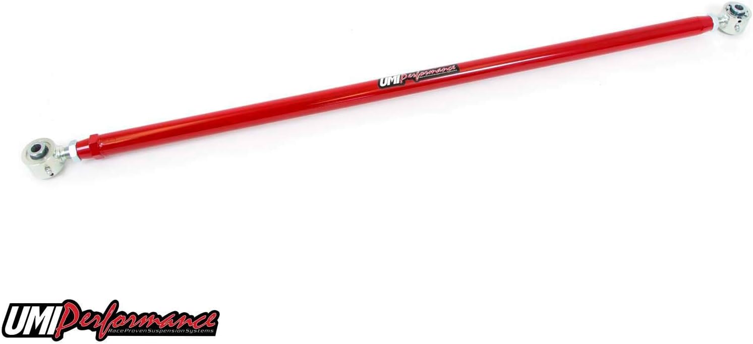 UMI Performance2038-R GM F-Body Double Adjustable Panhard Bar w/ Roto Joints - Red