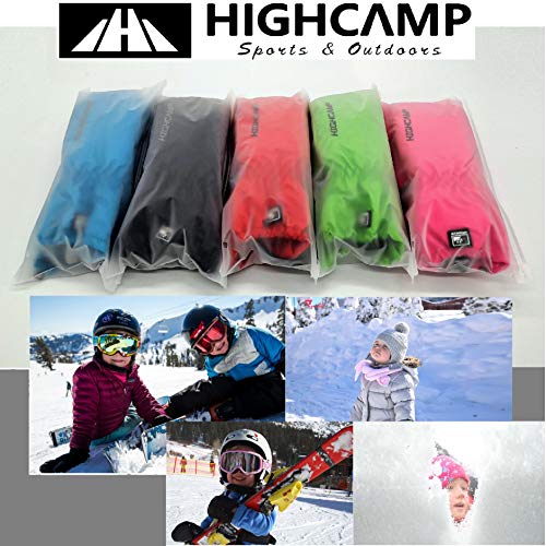 Highcamp Kids Waterproof Snow Mittens - KSMHP2 - Thumbnail 6
