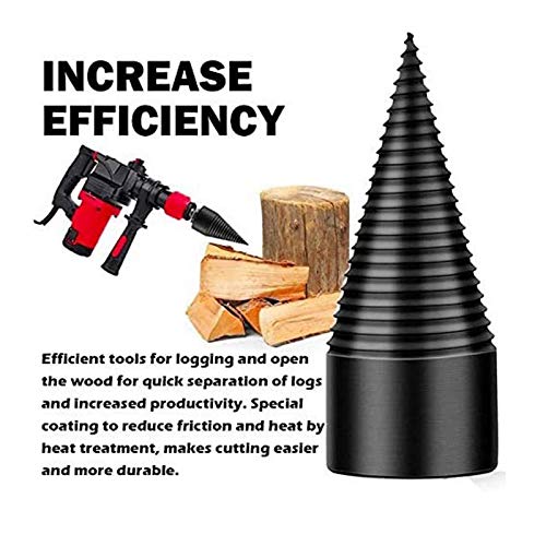 Dciustfhe 4 StüCk 42Mm Holzspalter Bohrer Abnehmbarer Holzspalter Bohrer Brennholz Kindling Splitter für Bohrmaschinen – Bild 6