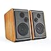 Wohome Bookshelf Speakers 60W Powered Bluetooth Active Home Theater Speaker (Pair, Wooden Enclosure, Wood Color, 4 Inch Driver, Model BT-106)thumb 1
