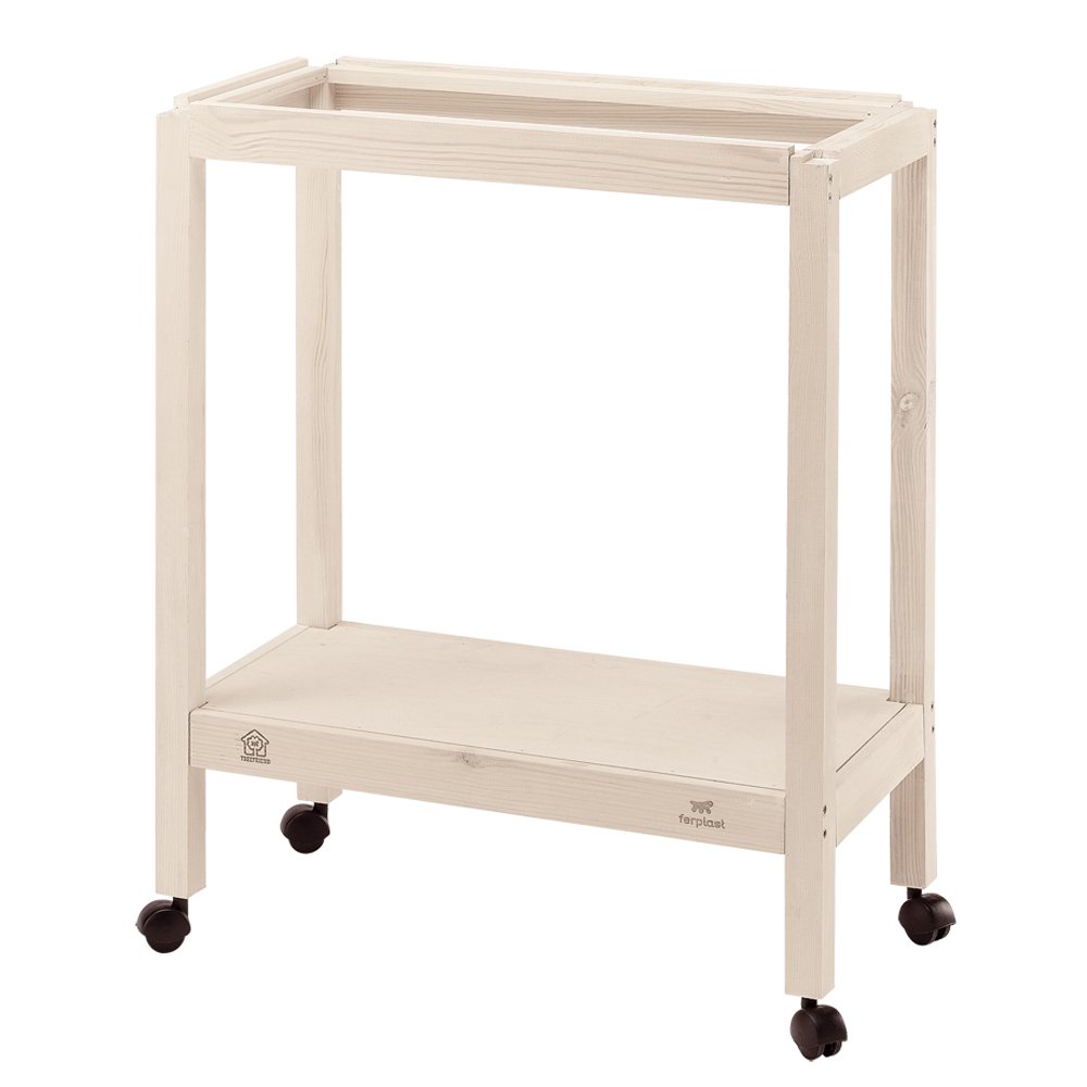 Ferplast Stand Giulietta 4 Bird Cage Wooden Stand, 57 x 30 x 70 cm