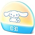 Hello Kitty Sunrise Alarm Clock - Multicolor Lights, USB Charging, LED Display, and Snooze Function