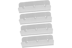 ANDRESLAD 4pcs Inflatable Seat Clip Holder Inflatable Kayak Seat Clip Boat Hook Holders White PVC