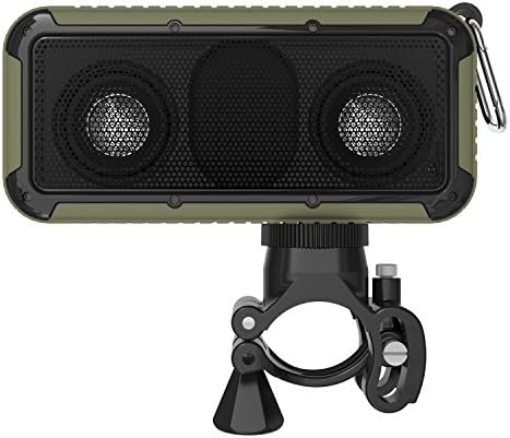 Portable Bluetooth Speaker with Holder,Superior Sound Wireless Bluetooth Waterproof Outdoor Bicycle Speaker-18 core 5W 2, Bass Diaphragm for IPhone IPad Computers All Digital Audio Devices (NB-S1-g)