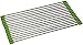 Chef Buddy Wide Folding Stainless Steel Colander Drying Tray, Silver