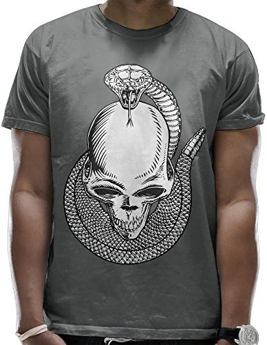 Ghost Skull Black &amp; White Graphic T-Shirt Day Of The Dead Shirts Summer Men's Short-Sleeved T-Shirts