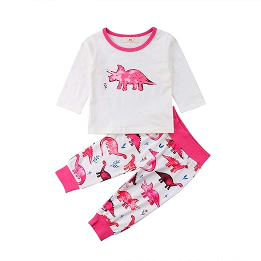 baby girl dinosaur sleepsuit
