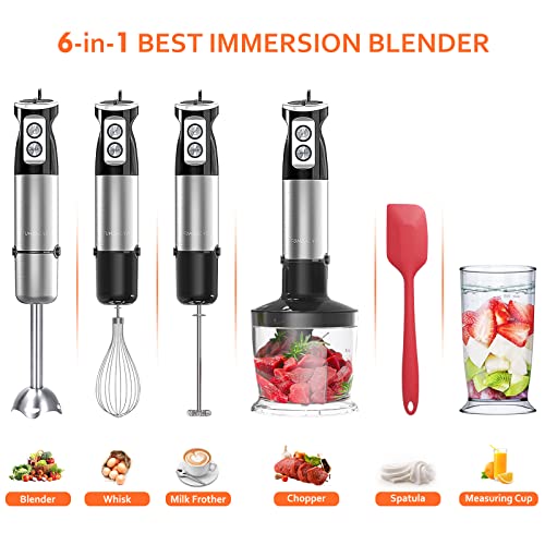 FUMONCHY Immersion Blender, Multifunctional 800W Hand Blender for Baby
