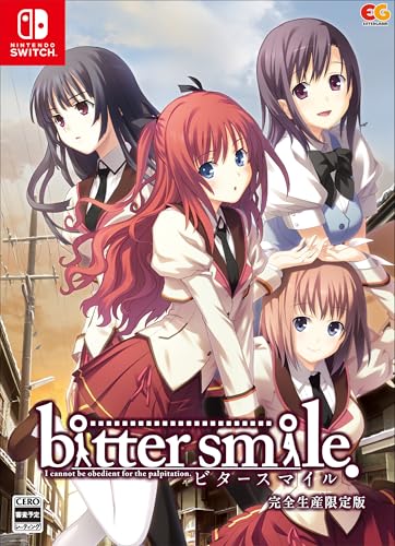 bitter smile. 完全生産限定版 -Switch 【Amazon.co.jp限定グッズセット】オリジナルアクリルパネル 同梱 & 【Amazon.co.jp限定特典】オリジナルデジタル壁紙 & 【特典】折り畳み式B2タペストリー(描き下ろしイラスト)、アクリルジオラマ ※有効期限切れのため入手不可・使用不可