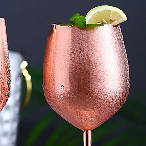 Belind Edelstahl Rotweinglas Metall Champagnerglas unzerbrechlich Cocktailglas Weißweinkelch Party Bar Zubehör Saft… – Bild 5