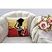 HGOD DESIGNS Throw Pillow Case African Woman Cotton Linen Square Cushion Cover Standard Pillowcase for Men Women Home Decorative Sofa Armchair Bedroom Livingroom 18 x 18 inch