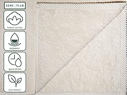 Luxury Extra Large 8-Piece Turkish Towel Set with 4