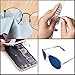 Aluan Eyeglass Repair Kit Sunglass Glasses Repair Kit Eyeglasses Screws with 12 Pairs Nose Pad Screwdriver Tweezers Glass Cleaning Cloth for Watch Clock Spectacle Glass Repair