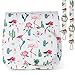 CAIUL Camera Carrying Case Compatible with Fujifilm Instax Mini 8 8+ 9 Camera, Flamingo & Cactus