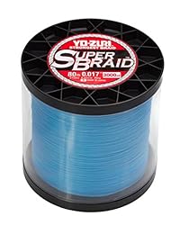 Yo Zuri Super Braid Bulk Spool Azul Línea de pesca carrete 3000 yd, 50 lb Prueba
