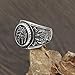 GuoSuang Men 316L Stainless Steel Norse Viking Wolf paw Vantage Ring jewlery