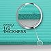 Sivan Health and Fitness 1/2-InchExtra Thick 71-Inch Long NBR Comfort Foam Yoga Mat for Exercise, Yoga, and Pilates (Teal)