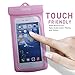 ZoiyTop Waterproof Case,waterproof phone pouch, Universal Dry Bag Pouch for Outdoor Activities Devices up to 6.0