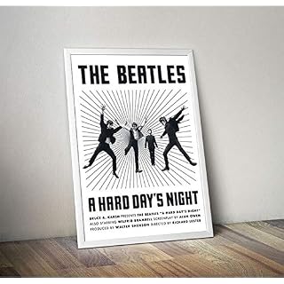 Poster Affiche The Beatles A Hard Day’s Night Classic Movie Original - Les Beatles, Paul McCartney, John Lennon, RIngo Starr, George Harrison Poster Affiche The Beatles A Hard Day's Night Classic Movie Original – Image 4