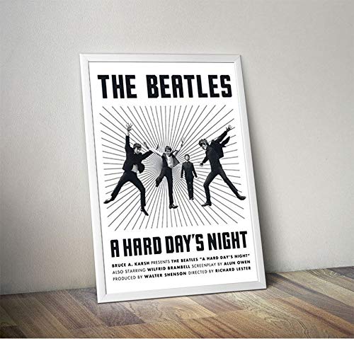 Poster Affiche The Beatles A Hard Day’s Night Classic Movie Original - Les Beatles, Paul McCartney, John Lennon, RIngo Starr, George Harrison Poster Affiche The Beatles A Hard Day's Night Classic Movie Original – Image 5