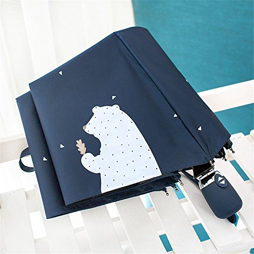 17KM Outdoor Travel Sun & Rain UV Protection Parasol Umbrellas Lightweight Folding Auto Open Close Cute Rain Protection Golf Umbrella for Women