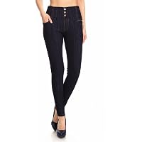 Jag Jeans Women's Valentina High Rise Skinny Pull-On Jean - Dark Indigo Wash, 10.5" Rise, 26" Inseam - View #13