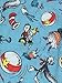 Dr. Seuss The Cat in The Hat Toddler Boys Long Sleeve 2 Piece Pajamas Set (2T, Grey/Blue)