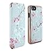 Ted Baker Official SS17 Folio Style Case for Apple iPhone 8/7 - Fashion Mirror Case for Professional Women Pretty Flower Floral Print - BROOK - Oriental Blossom