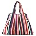 Tebery 6 Pack Reusable Grocery Bags Large Foldable Shopping Tote Bag Washable Heavy Duty Purse Shopping Bags