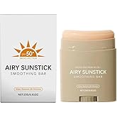 Sunscreen Stick SPF 50+ – Korean Semi-Matte Sun Protection Bar, No White Cast, Lightweight, Water-Resistant Sunblock for Face
