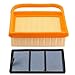 Kizut Air Filter for STHIL TS420 TS410 Cut Off Saw with Fuel Filter Pre Cleaner Spark Plug # 4238 140 4401/4238 140 1800 / 42381410300B