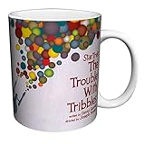 Star Trek Trouble with the Tribbles (Juan Ortiz Art) Sci-Fi TV Television Show Porcelain Boxed Gift Coffee (Tea, Cocoa) 11 Oz. Mug