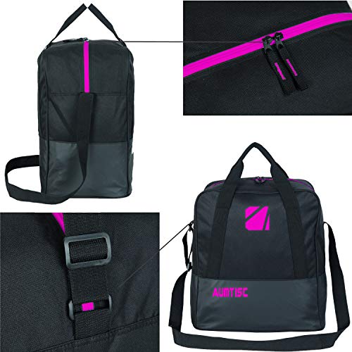 image for AUMTISC Ski Bag Padded 2 Piece Ski and Boot Bag Combo for 1 Pair of Sk